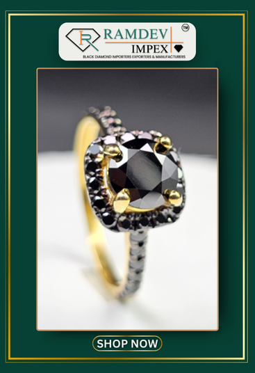 Black Diamond Engagement Rings